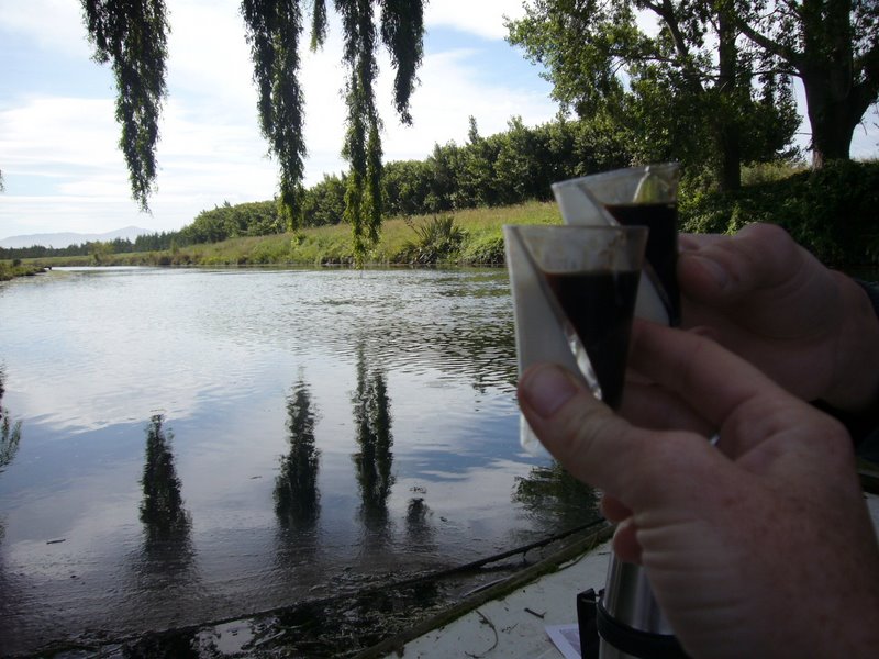 and liquor on the river